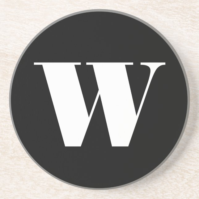 Customisable Personalised W Coaster (Front)