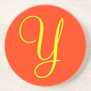Customisable Personalised Y Coaster