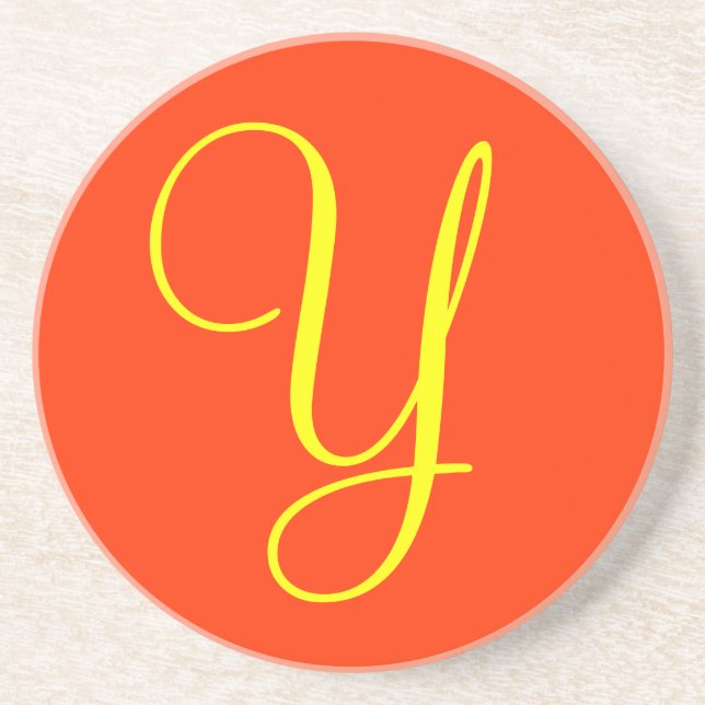 Customisable Personalised Y Coaster (Front)