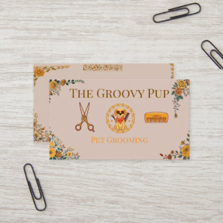 Customisable Pet Care Professional Card