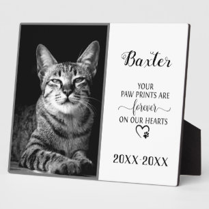 Customisable Pet Memorial Photo Plaque