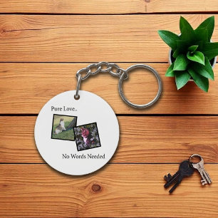 Customisable Pet Photo Keychain