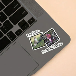 Customisable Pet Photo vinyl Sticker