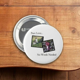 Customisable Pet Pin Button