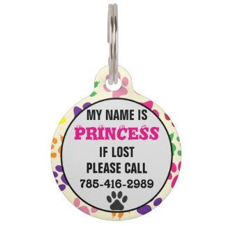 Customisable Pet Tag