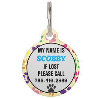 Customisable Pet Tag