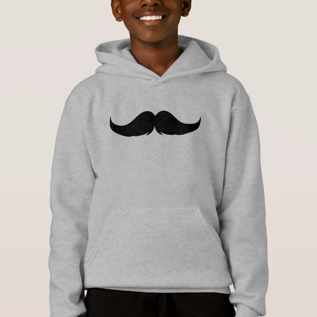 Customisable Petite Handlebar Moustache (Front)