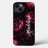 Customisable phone case single colour add your nam