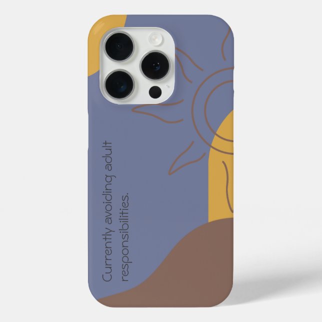 Customisable Phone Case with Slogan (Back)