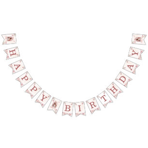 Customisable Photo Birthday Party Bunting
