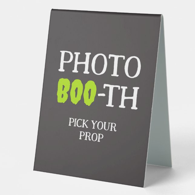 Customisable Photo BOO-th (Front)