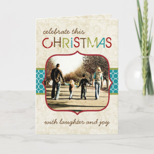 Customisable Photo Christmas Card