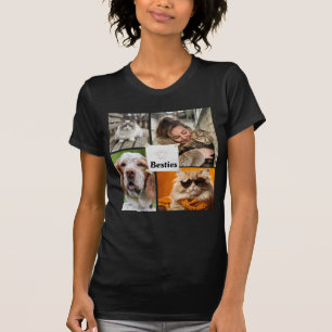 Customisable Photo Collage For Pet Lovers T-Shirt
