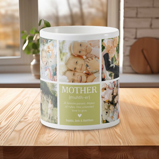 Customisable Photo Collage Mother Definition Coffee Mug (Creator Uploaded)