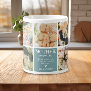 Customisable Photo Collage Mother Definition Coffee Mug