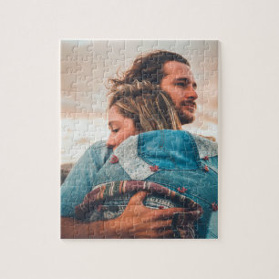 Customisable Photo Couple Wedding Gift Anniversary Jigsaw Puzzle