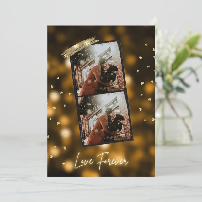 Customisable Photo Flat Holiday Card (Standing Front)