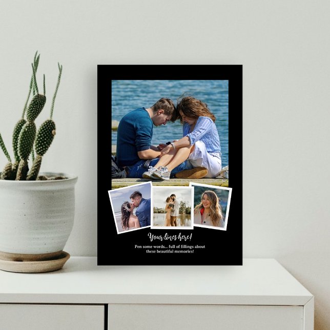 Customisable Photo for Couple or Family |  Plaque (custom photo frames, wooden photo frames, girlfriend gift best couple gift, husband gifts, wife gift)