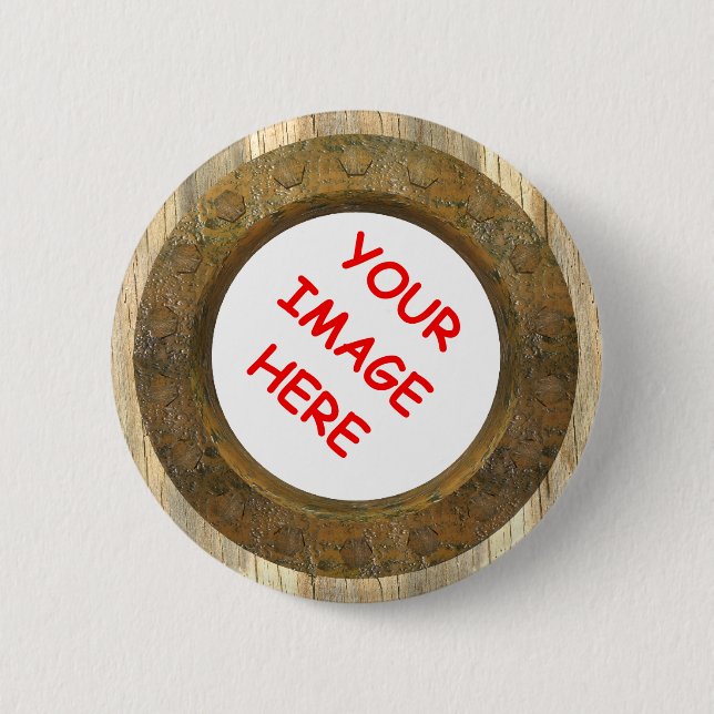customisable photo frame button (Front)