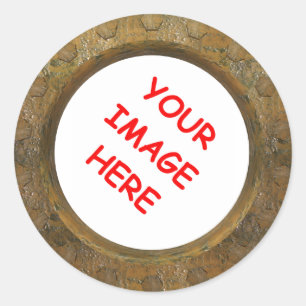 customisable photo frame sticker