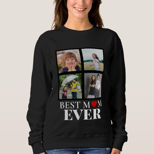 Customisable Photo Grid Simple Design Sweatshirt (Front)