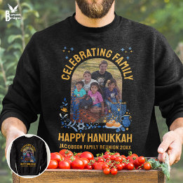 Customisable Photo HANUKKAH FAMILY REUNION Sweatshirt