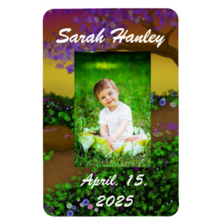 Customisable Photo Magnet, Magic Forest Magnet