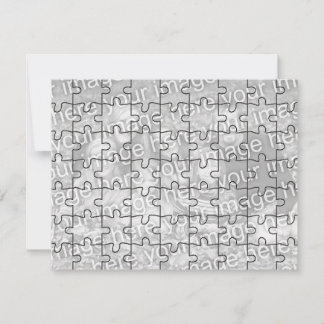 Customisable Photo "Mock" Puzzle Card-63 pieces