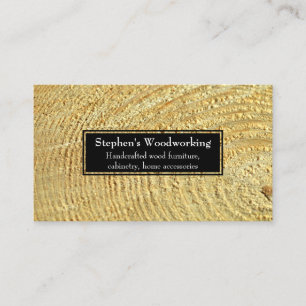 Customisable Photo Modern Carpentry Construction Business Card