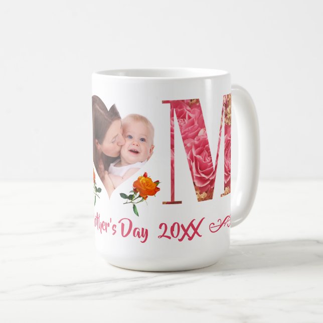Customisable Photo Mother's Day Classic Mug (Front Right)