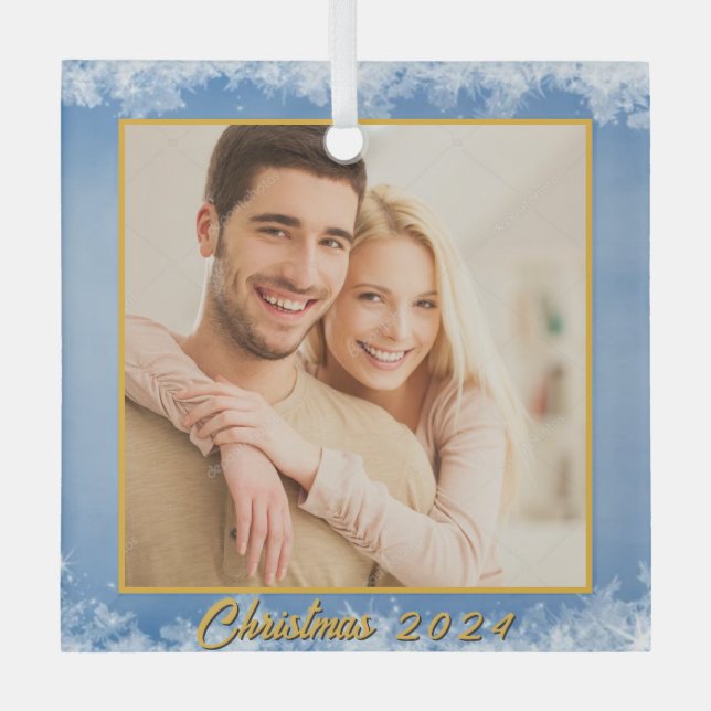 Customisable Photo Ornament (Front)