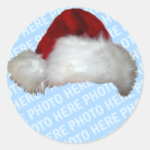 Customisable Photo Template Christmas Seals