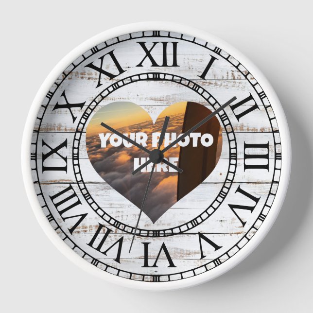 Customisable Photo Wall Clock (Front)