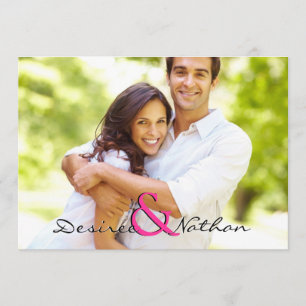 Customisable Photo Wedding Invitation
