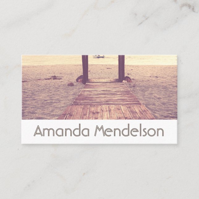 Customisable photography business card (Front)