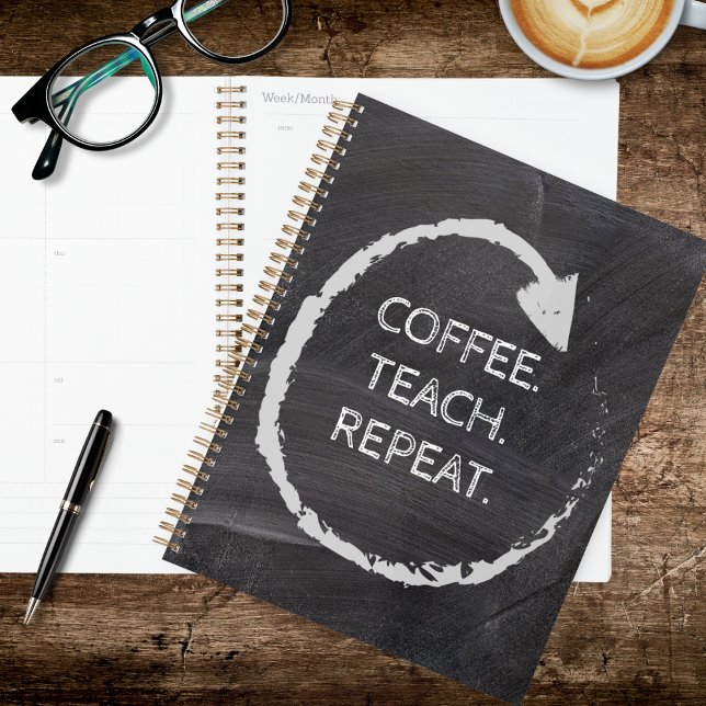 Customisable Phrase Coffee Teach Repeat Planner (Creator Uploaded)
