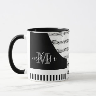 Customisable Piano  Mug