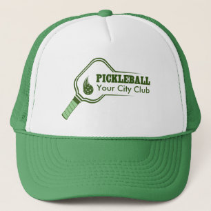 Customisable Pickleball Club Green Trucker Hat