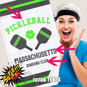 Customisable pickleball hand towel