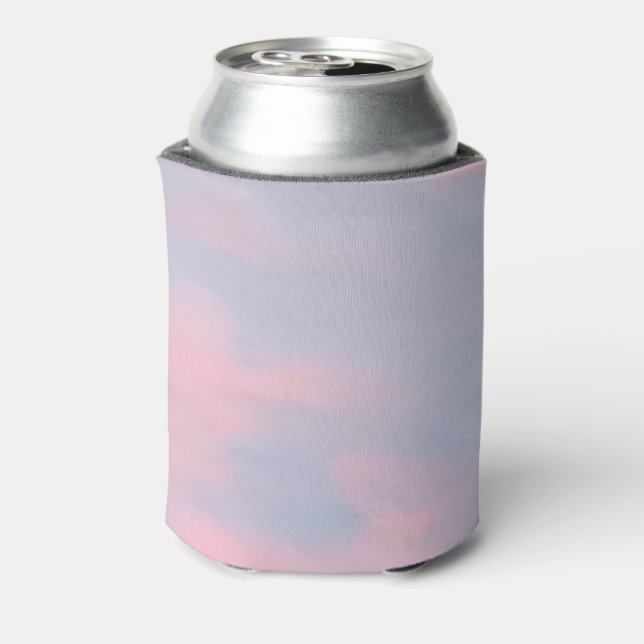 Customisable Pink Clouds Can Cooler (Can Back)