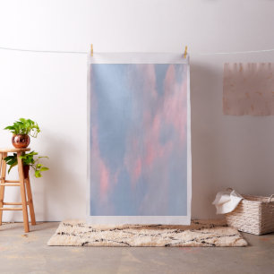 Customisable Pink Clouds Fabric