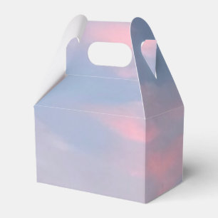 Customisable Pink Clouds Favour Box