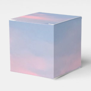 Customisable Pink Clouds Favour Box