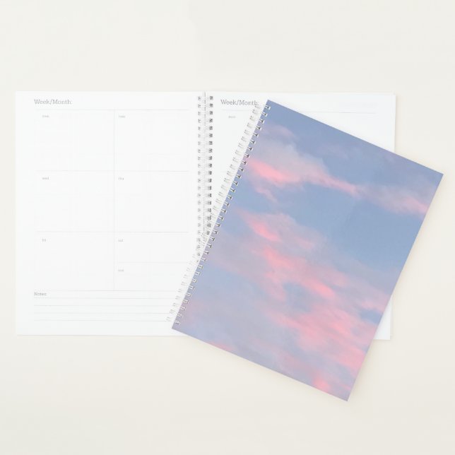 Customisable Pink Clouds Planner (Display)