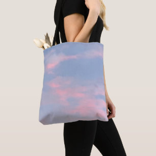 Customisable Pink Clouds Tote Bag
