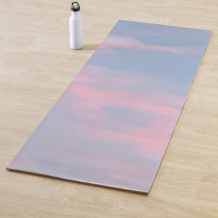 Customisable Pink Clouds Yoga Mat