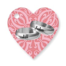 Customisable pink damask