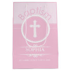 Customisable, Pink Girl Child of God Baptism