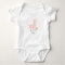 Customisable Pink Little Llama Baby Bodysuit