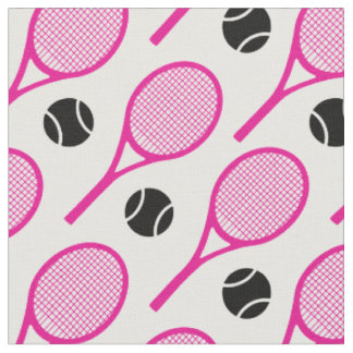 Customisable pink tennis rackets (see description) fabric
